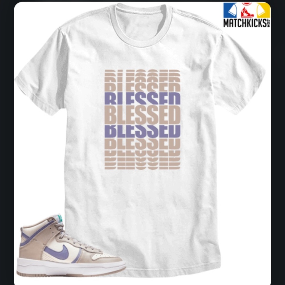 Nike Dunk High Rebel Iron Purple Shirt